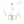 LightFixturesUSA - French Cylinder Ribbed Glass Round Tiered Candle Chandelier - Chandelier - Brass - 