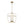 LightFixturesUSA-French Distressed Gold Candle Arch Square Lantern Chandelier-Chandelier-Gold-