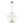 LightFixturesUSA-French Distressed Gold Candle Arch Square Lantern Chandelier-Chandelier-Gold-