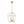 LightFixturesUSA-French Distressed Gold Candle Arch Square Lantern Chandelier-Chandelier-Gold-