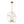 LightFixturesUSA-French Distressed Gold Candle Arch Square Lantern Chandelier-Chandelier-Gold-