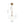LightFixturesUSA - French Farmhouse 1 - Light Glass Bell Kitchen Pendant Light - Pendant Light - Brass - 