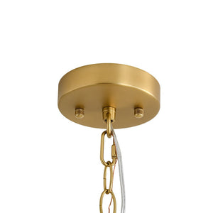 LightFixturesUSA - French Farmhouse Brass 2 - Tiered Candle Style Chandelier - Chandelier - Brass - 
