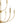 LightFixturesUSA - French Farmhouse Brass 2 - Tiered Candle Style Chandelier - Chandelier - Brass - 