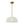 LightFixturesUSA - French Luxe 1 - Light White Clouded Glass Round Pendant - Pendant Light - Brass - 