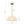 LightFixturesUSA - French Luxe 1 - Light White Clouded Glass Round Pendant - Pendant Light - Brass - 