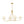 LightFixturesUSA - French Luxe Brass 4 - Light White Linen Shade Candle Chandelier - Chandelier - Brass - 