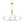 LightFixturesUSA - French Luxe Brass 4 - Light White Linen Shade Candle Chandelier - Chandelier - Brass - 