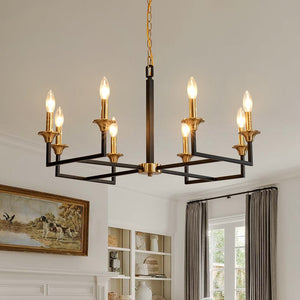 LightFixturesUSA - French Modern 8 - Light Candle Chandelier - Chandelier - 8 - Lt - 