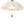 LightFixturesUSA-French Pleated Flower White Fabric Scalloped Cage Pendant-Chandelier-Brass-