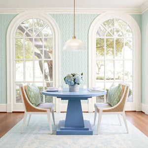 LightFixturesUSA-French Retro 1-Light Clear Ribbed Glass Dome Pendant-Pendant Light-15 in-