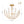 LightFixturesUSA - French Sculpture Brass Bloom Glass Floral Semi Flush Mount - Ceiling Light - Gold - 