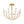 LightFixturesUSA - French Sculpture Brass Bloom Glass Floral Semi Flush Mount - Ceiling Light - Gold - 