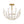 LightFixturesUSA - French Sculpture Brass Bloom Glass Floral Semi Flush Mount - Ceiling Light - Gold - 