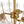 LightFixturesUSA - French Sculpture Brass Bloom Glass Floral Semi Flush Mount - Ceiling Light - Gold - 