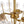 Load image into Gallery viewer, LightFixturesUSA - French Sculpture Brass Bloom Glass Floral Semi Flush Mount - Ceiling Light - Gold - 
