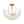 LightFixturesUSA - French Sculpture Brass Bloom Glass Floral Semi Flush Mount - Ceiling Light - Gold - 