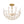 Load image into Gallery viewer, LightFixturesUSA - French Sculpture Brass Bloom Glass Floral Semi Flush Mount - Ceiling Light - Gold - 
