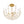 LightFixturesUSA - French Sculpture Brass Bloom Glass Floral Semi Flush Mount - Ceiling Light - Gold - 