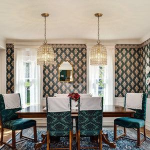 LightFixturesUSA - French Shabby Chic Antique Brass Crystal Cage Chandelier - Chandelier - Brass - 