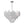 LightFixturesUSA-French Tiered Ginkgo Leaf Textured Glass Round Chandelier-Chandelier-Chrome-