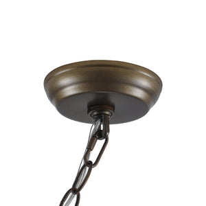 LightFixturesUSA-French Vintage Bronze Glam Crystal Globe Chandelier-Chandelier-20.5 in W * 15.0 in H-