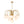 LightFixturesUSA-Funky 10-Light Tiered Round Opal Glass Globe Bubble Chandelier-Chandelier-Brass-