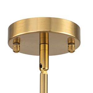 LightFixturesUSA-Funky 10-Light Tiered Round Opal Glass Globe Bubble Chandelier-Chandelier-Brass-