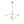 LightFixturesUSA - Funky 5 - Light Seesaw Arched Arm Glass Globe Chandelier - Chandelier - Clear Glass - 