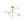 LightFixturesUSA - Funky 5 - Light Seesaw Arched Arm Glass Globe Chandelier - Chandelier - Clear Glass - 