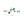 LightFixturesUSA-Funky Blue Glass Bubble Linear Sputnik Semi Flush Mount-Ceiling Light-Brass-