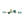 LightFixturesUSA-Funky Blue Glass Bubble Linear Sputnik Semi Flush Mount-Ceiling Light-Brass-