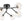 Load image into Gallery viewer, LightFixturesUSA - Funky Branch Style 6 - Light Clear Glass Bubble Semi Flush Mount - Ceiling Light - Black - 
