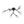 LightFixturesUSA - Funky Branch Style 6 - Light Clear Glass Bubble Semi Flush Mount - Ceiling Light - Black - 