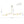 LightFixturesUSA - Funky Curved White Glass Bubble Linear Island Chandelier - Chandelier - Brass - 