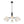 LightFixturesUSA - Funky Eclectic Frozen Icy Style Black Sputnik Chandelier - Chandelier - 8 - Lt - 