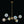 LightFixturesUSA-Funky Laser Tiered Polished Iridescent Glass Globe Sputnik Chandelier-Chandelier-Brass-