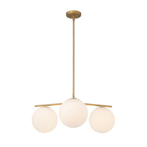 LightFixturesUSA - Funky Linear Sputnik Opal Glass Globe Tier Bubble Chandelier - Chandelier - 1 - Tier - 