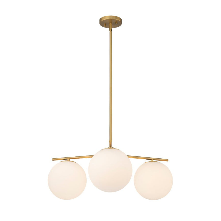 LightFixturesUSA - Funky Linear Sputnik Opal Glass Globe Tier Bubble Chandelier - Chandelier - 1 - Tier - 