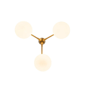 LightFixturesUSA - Funky Linear Sputnik Opal Glass Globe Tier Bubble Chandelier - Chandelier - 1 - Tier - 