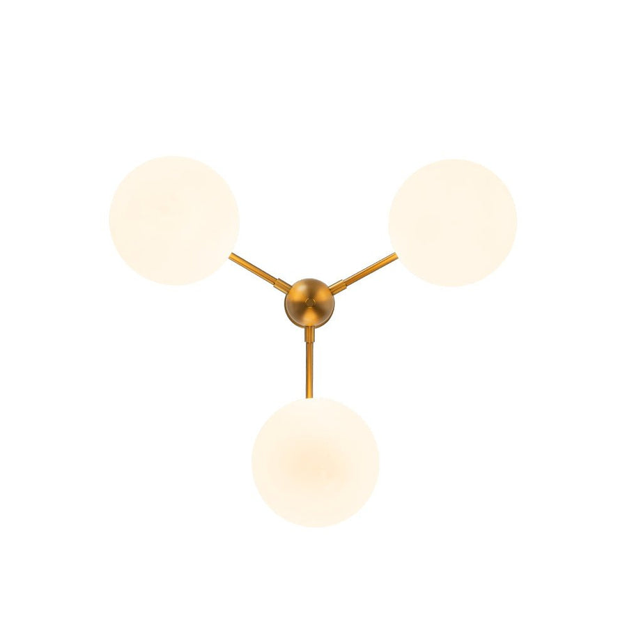 LightFixturesUSA - Funky Linear Sputnik Opal Glass Globe Tier Bubble Chandelier - Chandelier - 1 - Tier - 