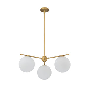 LightFixturesUSA - Funky Linear Sputnik Opal Glass Globe Tier Bubble Chandelier - Chandelier - 1 - Tier - 