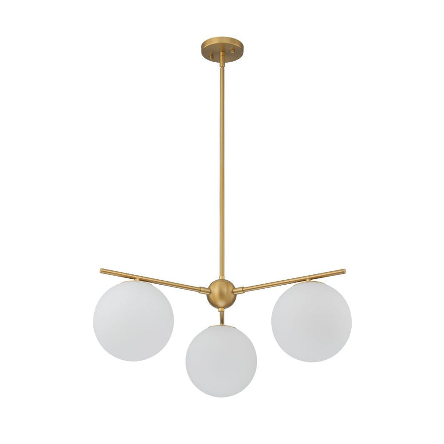 LightFixturesUSA - Funky Linear Sputnik Opal Glass Globe Tier Bubble Chandelier - Chandelier - 1 - Tier - 