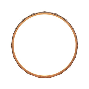 LightFixturesUSA - Geometric Wood Style Dimmable LED Flush Mount Light - Ceiling Light - Light Wood Style - 