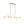 LightFixturesUSA - Glam 12 - Light Shine Opal Glass Globe Linear Island Chandelier - Chandelier - Brass - 