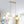 LightFixturesUSA - Glam 12 - Light Shine Opal Glass Globe Linear Island Chandelier - Chandelier - Brass - 