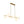 LightFixturesUSA - Glam 12 - Light Shine Opal Glass Globe Linear Island Chandelier - Chandelier - Brass - 