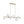 LightFixturesUSA - Glam 12 - Light Shine Opal Glass Globe Linear Island Chandelier - Chandelier - Brass - 