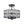LightFixturesUSA-Glam 4-Light Drum Crystal Ceiling Light-Ceiling Light-Black-