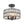 LightFixturesUSA-Glam 4-Light Drum Crystal Ceiling Light-Ceiling Light-Black-